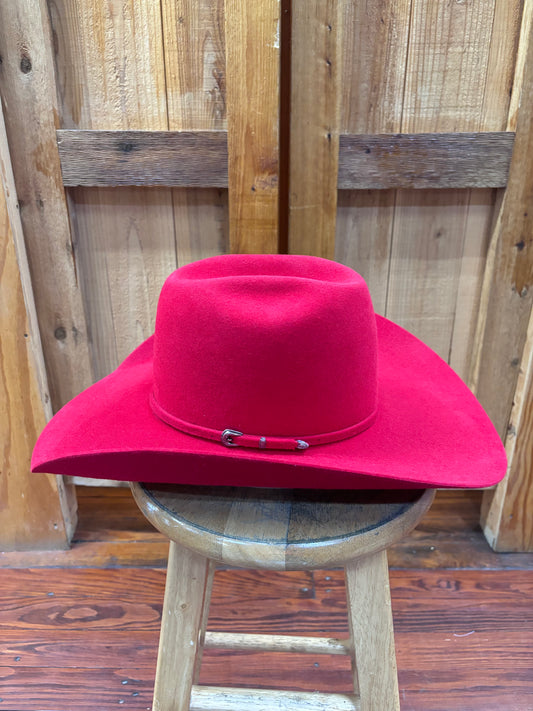 7 X RODEO KING FELT RED